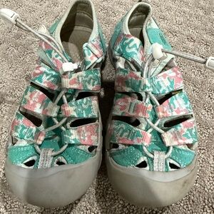 Keen Kids Aqua and Pink Sandals